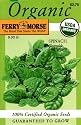 Ferry-Morse 3121 Organic Spinach Seeds, Bloomsdale Long Standing (6 Gram Packet)