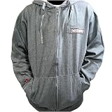 Marc Ecko - Mens Ecko Charcoal Dark Grey Hooded Sweatshirt Hoody