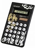 Taschenrechner Genie 30CB schwarz Dragondesign8-stellig Solar- u.Batteriebetrieb Liefermenge = 1
