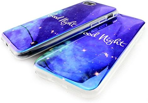 YOOKE iPhone 7 Case, Advanced Shock-absorbent Scratch-resistant Cover Case with DIY starry sky PC Back Plate and Flexible TPU Gel Bumper for Apple iPhone 7 (4.7 Inch)
