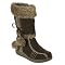 Girls' Xhilaration® Mitzi Suede Pompom Boots - Chocolate