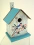 Adventure Marketing Metal Roof Bluebird Birdhouse