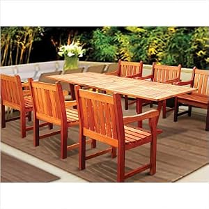 Airblade Seven Piece Dining Set with Armchairs by 