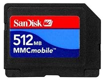 SANDISK MMC MOBILE 512MB CARD