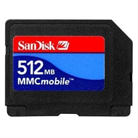 SANDISK MMC MOBILE 512MB CARD