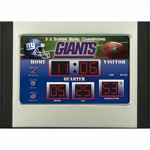 New York Giants Scoreboard Desk Clock