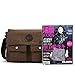 Eshow Men's Retro Canvas Crossbody Messenger Bag, Brown