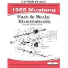 1965 Mustang Part and Body Illustrations