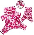 Full Blossom Fleece Turtleneck Dog Pajamas / Bodysuit Size: Lage