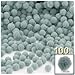 The Crafts Outlet 100-Piece Multi Purpose Pom Poms, Acrylic, 7mm/0.28-inch, Round, White