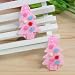 Pink / Baby/ Toddler /Girl / X'mas Tree / Christmas Tree Shaped Hair Clip (1744-1)