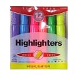 Value Pack Chisel-Point Highlighters 12-pk.