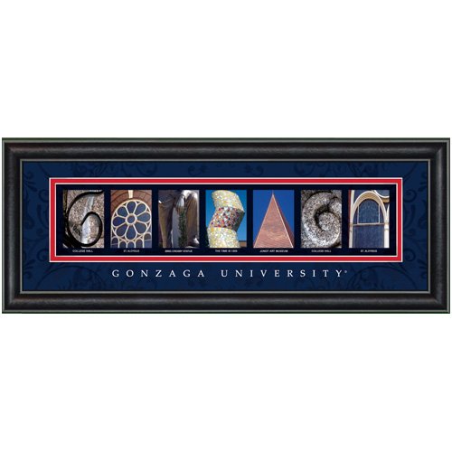 NCAA Gonzaga Bulldogs 8 Letter Art