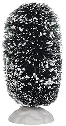 6" Lemax Christmas Village Collection Oval Bristle Pine Tree Accessory #14009