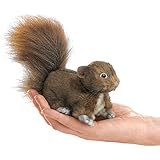 Folkmanis Mini Red Squirrel Finger Puppet