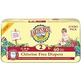 Earth's Best TenderCare Chlorine Free Diapers, Size 2,  12-18 Lbs. (Case of 160)