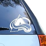 NHL Colorado Avalanche White 8'' Logo Decal