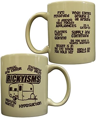 Rickyisms 11 Oz Coffee Mug (Denial and Error and all the classics!) micro/ DW Safe!