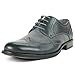 Alpine Swiss Men's Zurich Wing Tip Oxfords Two-Tone Brogue Medallion