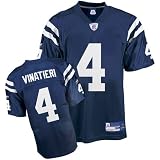 Reebok Indianapolis Colts Adam Vinatieri Replica Jersey-Size: Extra Large