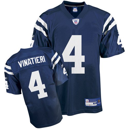 Reebok Indianapolis Colts Adam Vinatieri Replica Jersey Extra Large