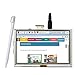 Juvtmall TFT LCD Display 5 Inch 800?480 Touch Screen Monitor HDMI Module with Touch Function for Raspberry Pi B+/2B/3B+Banana Pi Windows 10 8 7