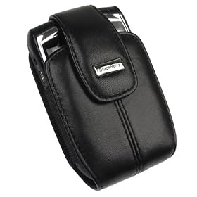 RIM BlackBerry 8700 8700c 8700g 8703e BLACK Lambskin Leather Holster Case with Swivel Belt Clip BLACK