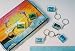 Kitchen & Housewares : Glass Dolphin Keyring 12/Display