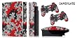 Protective skins for Playstation FAT 3 System Console, PS3 Controller skin included - CAMOPLATE RED