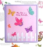 Dolce Mia Flowers and Butterflies Baby Memory Book