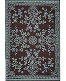 Mad Mats - Oriental Garland Teal/Brown - 5x8