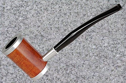 Tsuge Pipe: Smooth Metal Tankard
