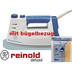 REINOLD DELUXE Dampfb�geleisen mit B�gelbrettbezug in ORANGE/Silber von Reinold deluxe / Dampfb�gelautomat / Dampfb�gelstation / B�geleisen / B�gelautomat / B�gelstation mit Keramiksohle /5,5 BAR kein Versengen 5 Jahre Garantie auf Kessel 800W Sparwunder !!!ACHTUNG NUR BEI MK-TRONIC!!!
