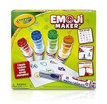 Crayola Emoji Maker, Marker Stamper Maker, Art Activity and Art Tool, Makes a Great Gift
