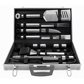 Mr. Bar-B-Q, Inc. 21-pc. Stainless Steel BBQ Tool Set by Mr. Bar-B-Q