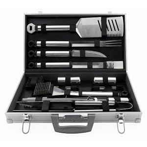 Mr. Bar-B-Q, Inc. 21-pc. Stainless Steel BBQ Tool Set by