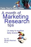 Data Docs Daily Dose: A month of Marketing Research tips