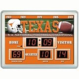 Team Sports America Texas Longhorns Scoreboard Clock