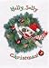 3916 - Sock Monkey in Wreath Boxed Holiday Cards