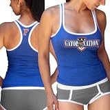 NCAA Florida Gators Racerback Tank Top, Royal Blue, Small