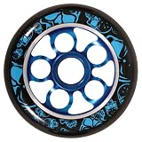 Madd Gear MGP Aero Core 100-Black Wheels with Core/Print (100-millimeter)(Sold in Pair)