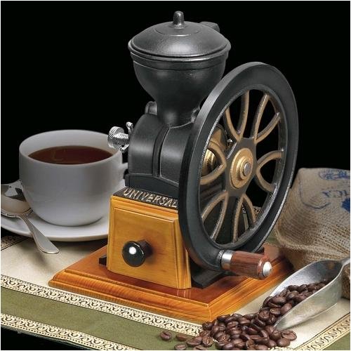 Universal Antique Style gourmet coffee grinder.