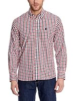 POLO CLUB Camisa Hombre Checks (Rojo)
