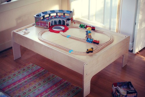 toddler train tables wooden