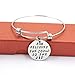ALoveSoul ''She Believed She Could So She Did'' Inspirational Expandable Bangle Bracelet