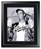 Los Angeles Dodgers Sandy Koufax Autographed 4 No-Hitter Baseballs After Perfect Game vs. Chicago Cubs on 09/09/1965, 16 x 20 Photo, Framed (UDA)