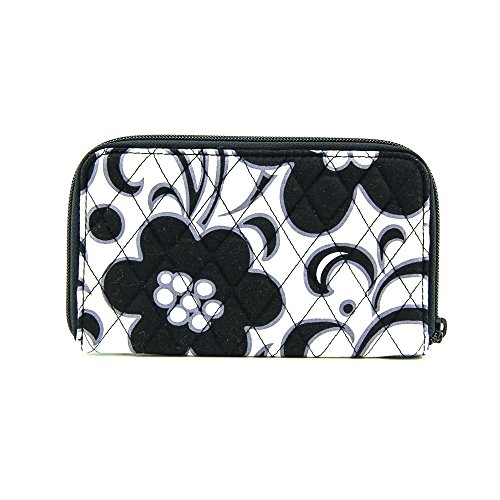 Vera Bradley Zip Around Wallet (Night & Day)