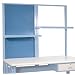 Lyon BB79362C Sky-Wal II Cloth-Covered Panel for 48" Width Frame, Wedgewood Blue