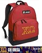 Chi O Backpack Red Chi Omega for Travel or School Bags - Best Unique Gifts For Boys, Girls, Adults, College Students, Men or Ladies
