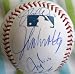 2005 Atlanta Braves autographed baseball (Jeff Francoeur, Andruw Jones, Chipper Jones, Brian McCann, John Smoltz)